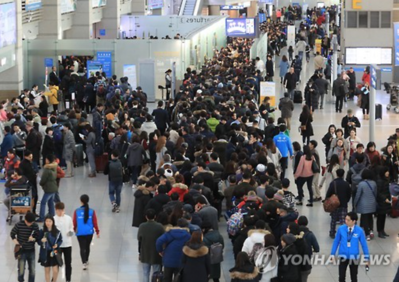 Incheon Airport Sees Record Number of Daily Passengers
