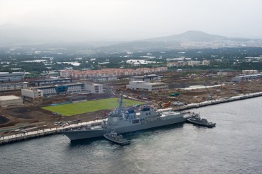 U.S. Aegis Destroyer Visits Jeju Naval Base for First Time