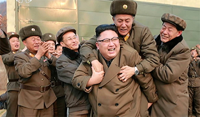 Kim Jong-un’s Folksy Ways and Friendly Body Language Attracting Attention