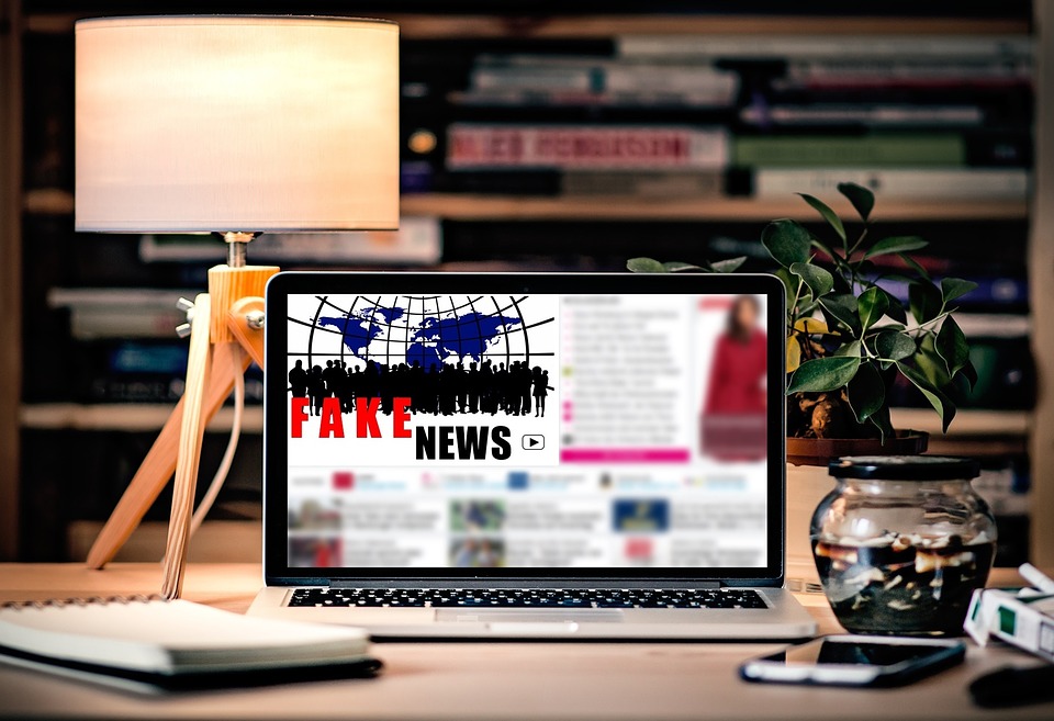 Fake news, which refers to the deliberate dissemination of misinformation on the Internet for political gains, dominated social media during the 2016 U.S. election.(Image courtesy of Pixabay)