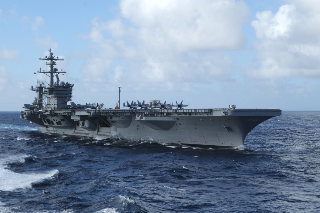 The USS Carl Vinson aircraft carrier. (image: Wikimedia)