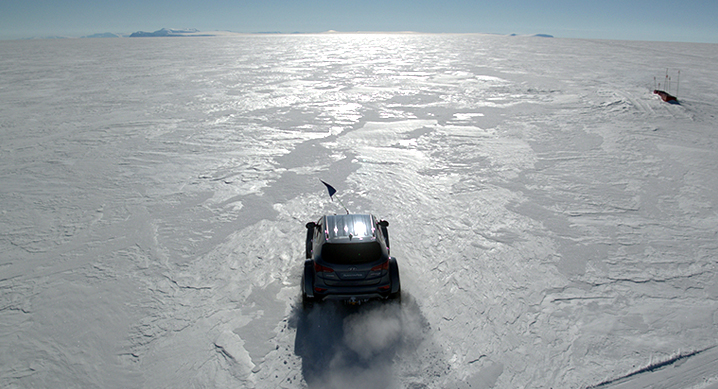 Hyundai Santa Fe SUV Crosses Antarctica