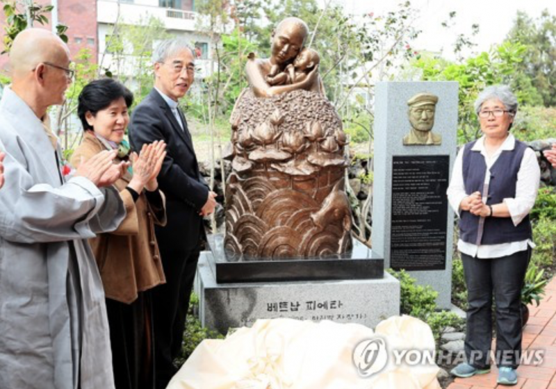 Statue Mourning Vietnam War Victims Erected on South Korean Island