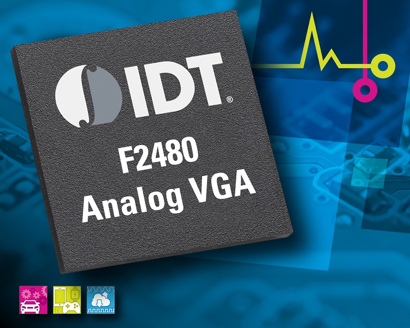 IDT’s Analog VGA Optimized for Next-Generation High-Bandwidth Communication Systems