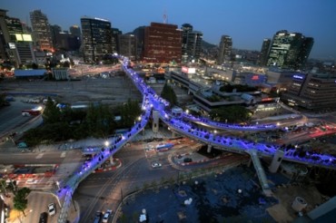 Seoul’s Soon-To-Open Sky Garden Seoullo 7017 to Light Up at Night