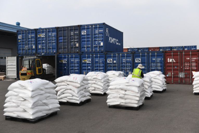 The ministry said it is the first time that the government-run rice stockpiles will be donated to a third country through an international framework. (image: Ministry of Agriculture, Food and Rural Affairs)