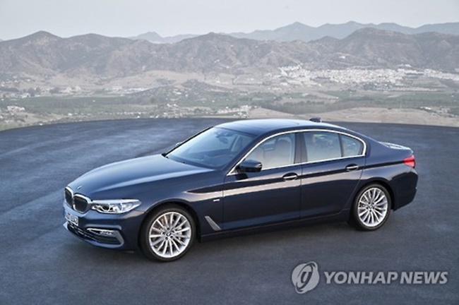 BMW said Wednesday it will sell its 10 millionth 5 series model through an auction in South Korea later this month. (Image: Yonhap)