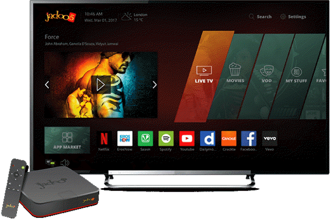 JadooTV Raises the Stakes with the Launch of Jadoo5 – 4K Ultra HD, Quad Core Processor, Voice Search, Free Calling, and an Entertainment Hub