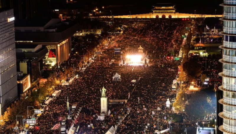 Despite Candlelight Rallies, 2016 Was Among Most Peaceful Years for South Korean Protests