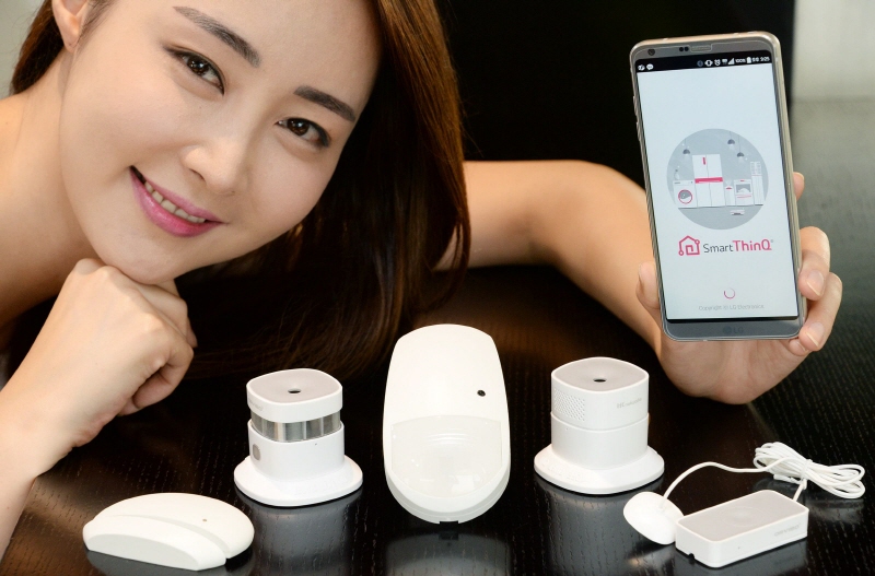 LG Electronics Showcases 5 IoT Sensors for Households