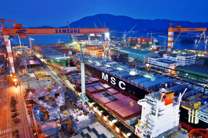 Industry sources said in the past, Samsung has repeatedly denied its intentions to take over Daewoo Shipbuilding and this time it would not be much different as well. (image: Samsung Heavy Industries)