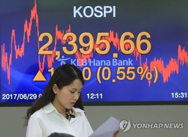 South Korean Shares End Lower on Foreign Selling Amid Tensions over North Korea