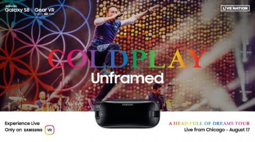 Samsung to Live-stream Concert of Coldplay via VR Device