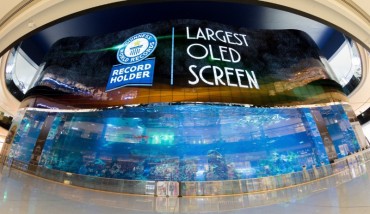 LG Electronics Showcases World’s Largest OLED Signage