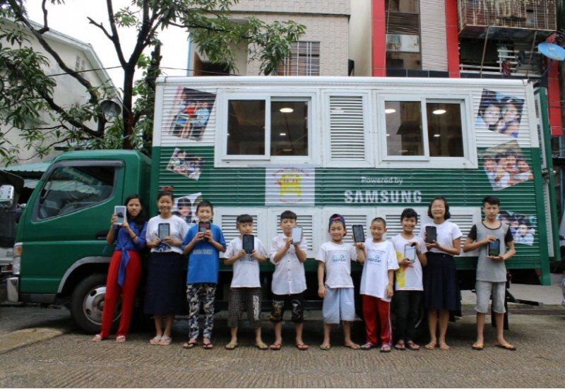 Samsung Bolsters Education Program in Myanmar for Children