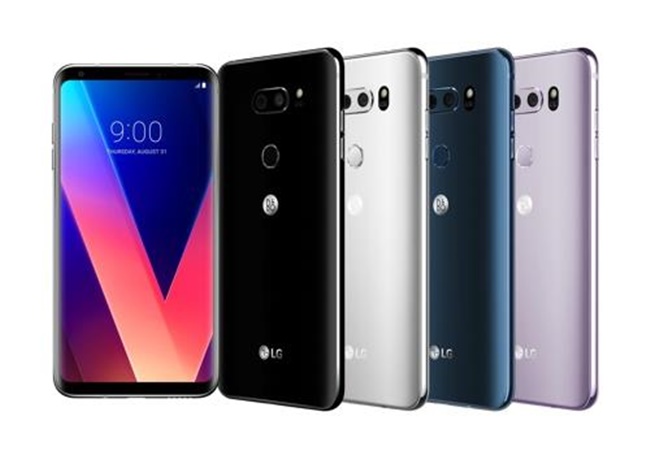 LG Electronics Showcases 6-inch V30 with High-End Camera, Audio