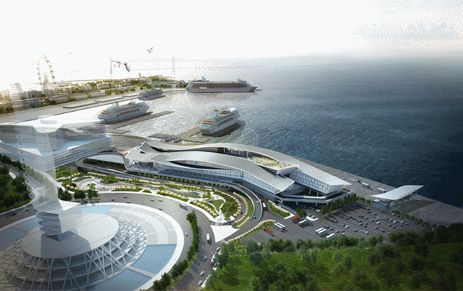 The system scheduled to be adopted at the new international passenger terminal is attracting special attention as it boasts a capacity of 7,000 kilowatts, the largest to be used for a single building to date in South Korea. (Image: Incheon Port Authority)