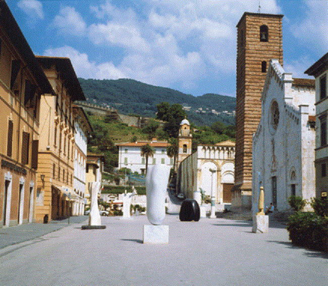 Sometimes called the “City of Artists”, the medieval town is famous for its legacy of art and sculpture.(Image: Department of Culture, Pietrasanta)