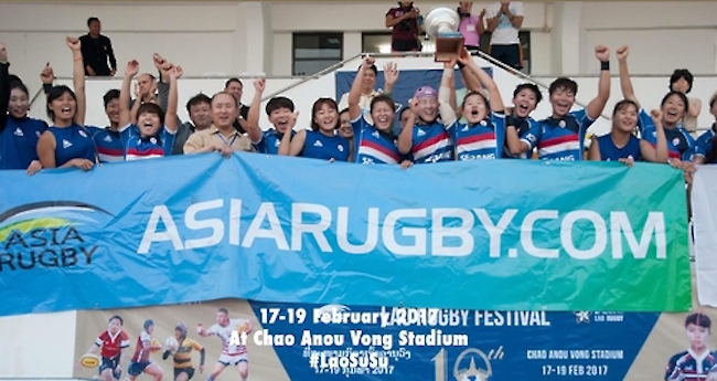 After conducting off-season training in China, the well-prepared women's team is a dark horse candidate to upset heavily favored Hong Kong. (Image: Korea Rugby Union)