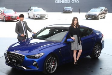 Genesis G70 in Competition with Benz C-class and BMW 3-Series