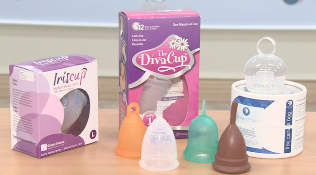 Menstrual cups, touted as safer, more durable and more eco-friendly alternatives to sanitary pads or tampons, will soon hit the South Korean market provided companies can successfully pass the requirements set by the Ministry of Food and Drug Safety. (Image: Yonhap)
