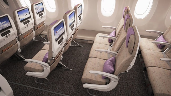 Sales of premium economy seats, which slot between business and economy class, grew 67 percent on-year between January and October, according to data from flight-booking website Skyscanner. (Image: Asiana Airlines)