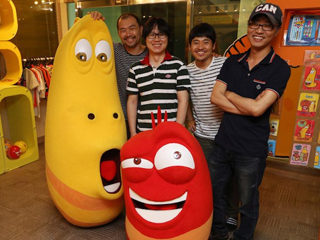TUBAn, creator of the popular animated TV series “Larva”, has agreed to a broadcasting deal with the Walt Disney Company on November 22, opening up a pathway into Latin America. (Image: Yonhap)