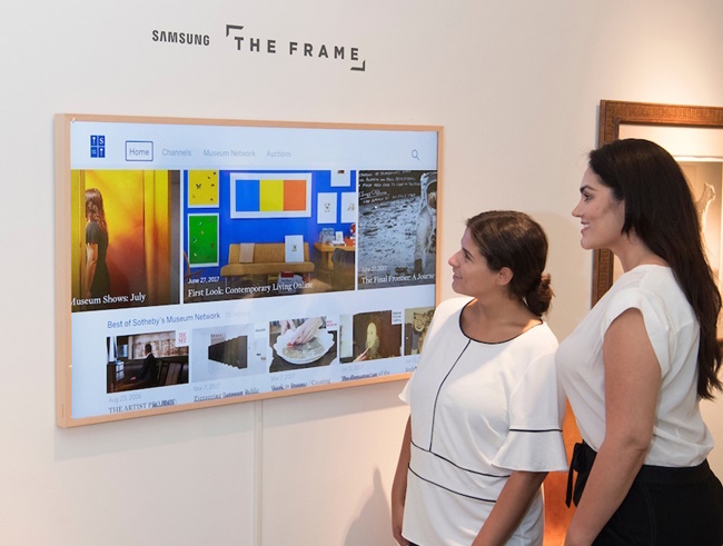 The Frame was released in June and has served as a unique art distribution platform through partnerships with the Prado Museum in Spain, the Albertina in Austria and other art galleries and museums both domestic and international. (Image: Samsung Electronics)