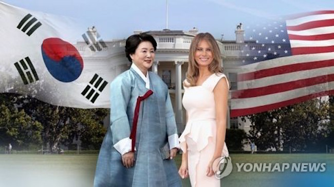 S. Korean, U.S. First Ladies to Seek Rapport with Tea Time, Confab, Stroll