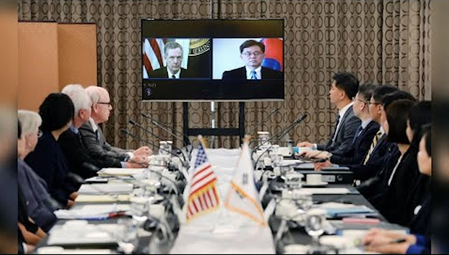 On the other side, the Secretary of Commerce for South Korea's second largest trade partner had previously said, “Because the number of vehicles meeting U.S. safety standards that can be exported to South Korea is capped at 25,000, American auto companies are encountering difficulties in entering the South Korean market.” (Image: Yonhap)