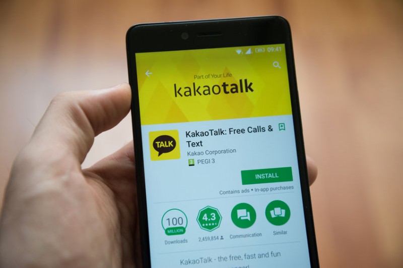Corporate Messaging through KakaoTalk Rising Sharply: Data