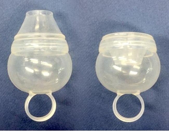 FemmyCycle, which is produced by U.S. company Femcap, is the first menstrual cup product to be sold in South Korea, and expected to be priced at around 40,000 won. (Image: Ministry of Health)