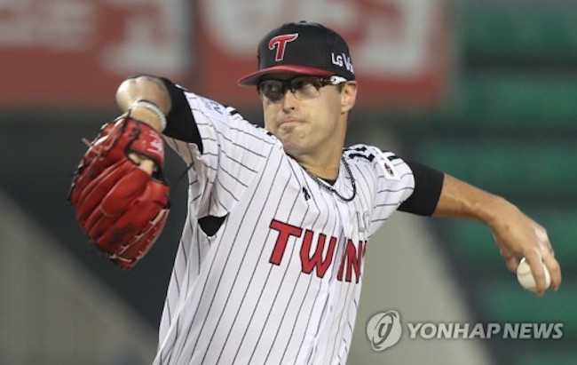 LG Twins Fail to Come to Terms with American pitcher David Huff