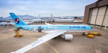 Korean Air Jet Inspired by PyeongChang Olympics