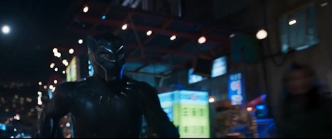 The love affair between movie lovers and superheroes is just as strong in South Korea as anywhere else, which is why the trailer for the upcoming Black Panther movie, specifically the part where the suited up Chadwick Boseman is on the streets of Busan, has set Marvel fans hearts' a flutter. (Image: Walt Disney Company Korea)