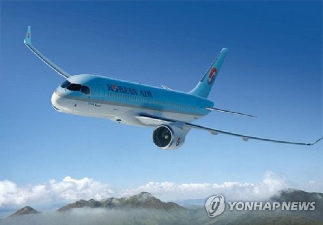 South Korea's flagship carrier will fly two fuel-efficient 127-seat CS300s, manufactured by Canadian aircraft company Bombardier, on domestic routes linking Seoul to Ulsan, Pohang, Yeosu and Sacheon from Jan. 16. (Image: Yonhap) 
