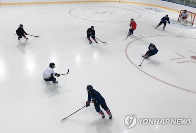 3 N. Koreans Dress for Joint Hockey Team’s 2nd Game