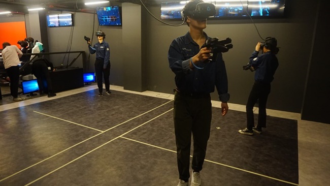 A virtual reality theme park has opened in Seoul’s popular Hongdae neighborhood, and will serve as a hub of VR content production and distribution. (Image: KOCCA)