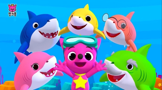 Pinkfong! and Shark characters (Image: Yonhap)