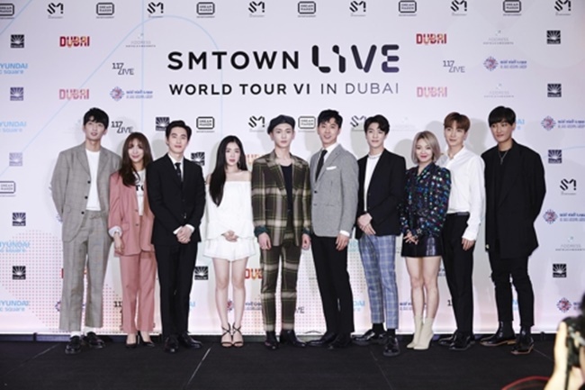 SM Entertainment Artists Touch Down in Dubai