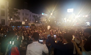Cambodians in Gwangju Rally for Democracy Back Home