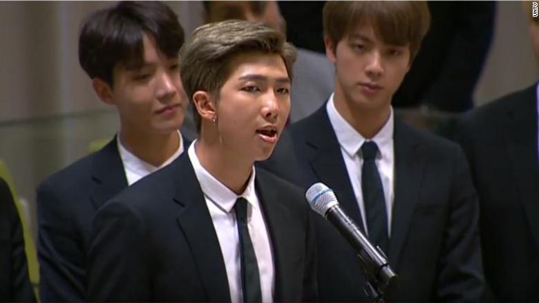 BTS at U.N.: Find Your Name And Voice by Speaking about Yourself