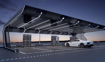 E-Mart Brings Charging Stations and Car-Sharing to Parking Lots