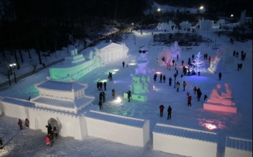 Taebaek Festival Features Super-sized Snow Sculptures