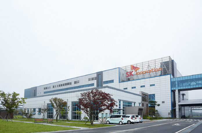 SK Innovation's electric vehicle battery plant in Seosan, South Korea (image: SK Innovation)