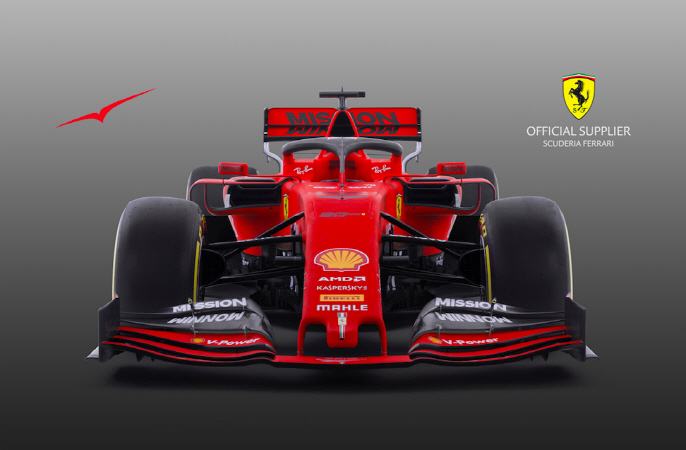Scuderia Ferrari Mission Winnow 2019 Car. (image: VistaJet)