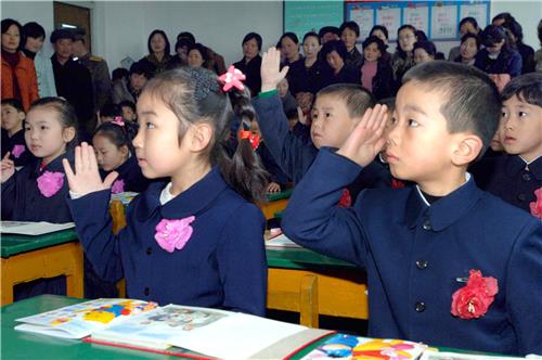 north korean school uniforms