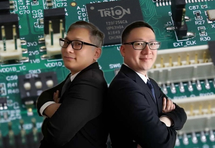 Itsu Wang(L) and Jing Kuo(R), Efinix VP of sales and business development. (image: Efinix, Inc.)