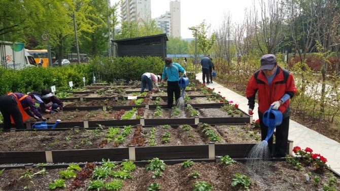 Plants that participants wanted to grow included vegetables, flowers, fruit trees, medicinal crops, and grains. (image: Seoul Nowon District Office)