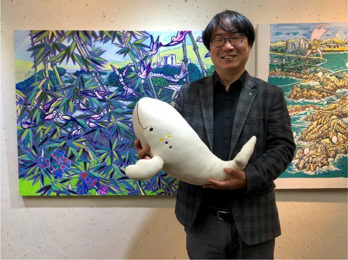 USISAN's eco-friendly whale doll. (image: SK Innovation)